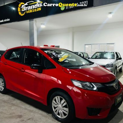 HONDA   FIT DX 1.5 FLEXONE 16V 5P MEC.   VERMELHO 2015 1.5 GASOLINA