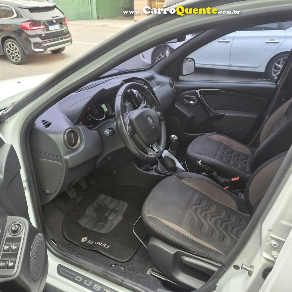 RENAULT   DUSTER DAKAR 4X2 1.6 HI-FLEX 16V MEC.   BRANCO 2016 1.6 FLEX - Loja