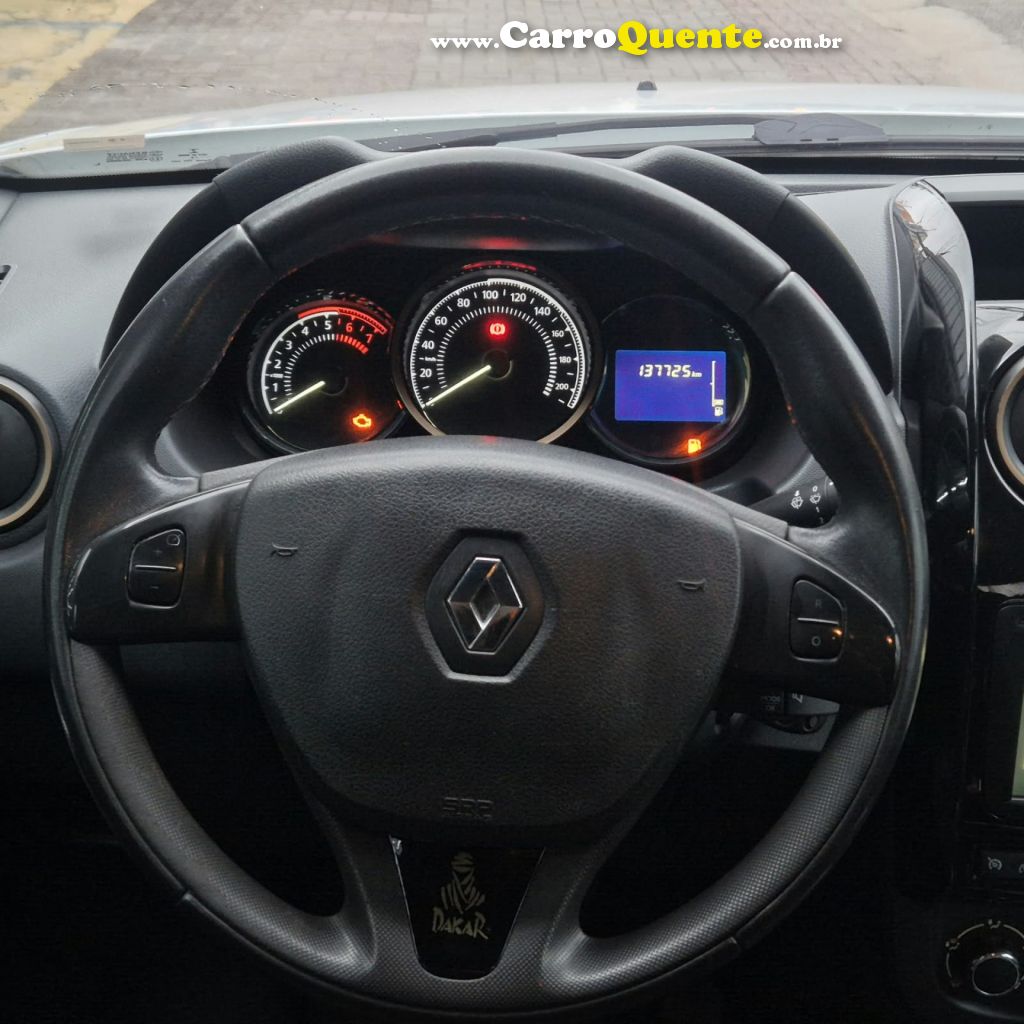 RENAULT   DUSTER DAKAR 4X2 1.6 HI-FLEX 16V MEC.   BRANCO 2016 1.6 FLEX - Loja