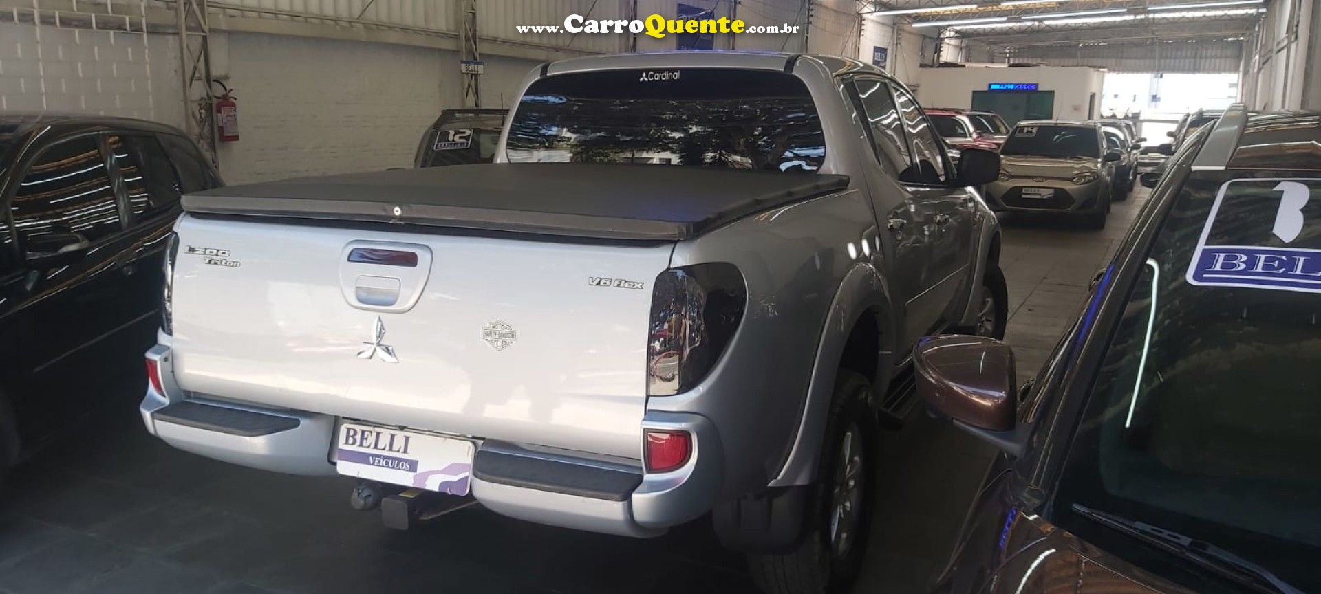 MITSUBISHI   L200 GL 2.5 4X4 CD DIESEL   PRATA 2012 2.0 DIESEL - Loja