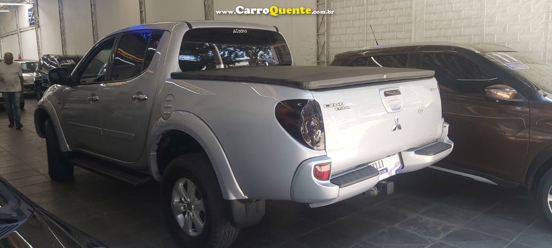 MITSUBISHI   L200 GL 2.5 4X4 CD DIESEL   PRATA 2012 2.0 DIESEL - Loja