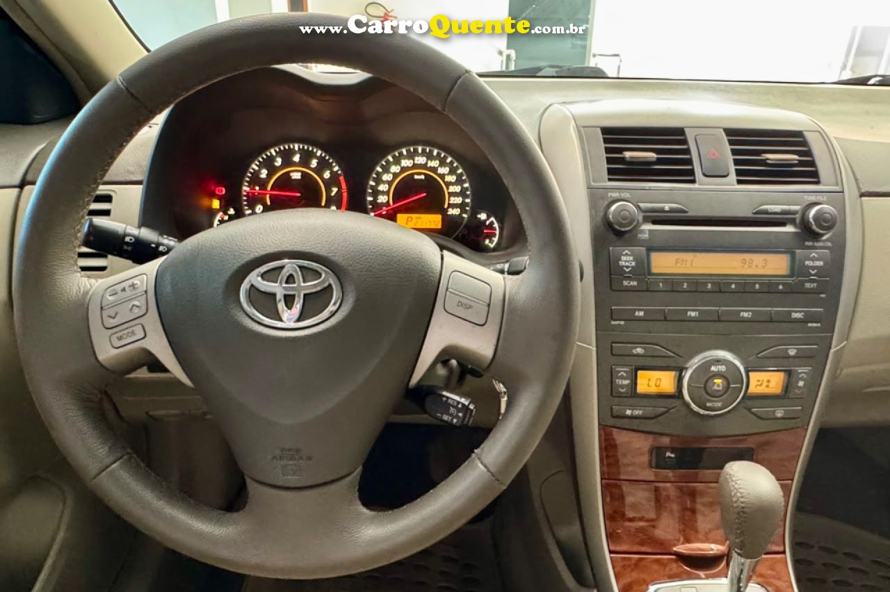 TOYOTA   COROLLA SE-G 1.81.8 FLEX 16V AUT.   BRANCO 2010 1.8 FLEX - Loja