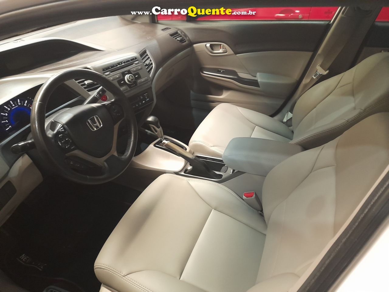 HONDA   CIVIC LXS   BRANCO 2014 2.0 FLEX - Loja