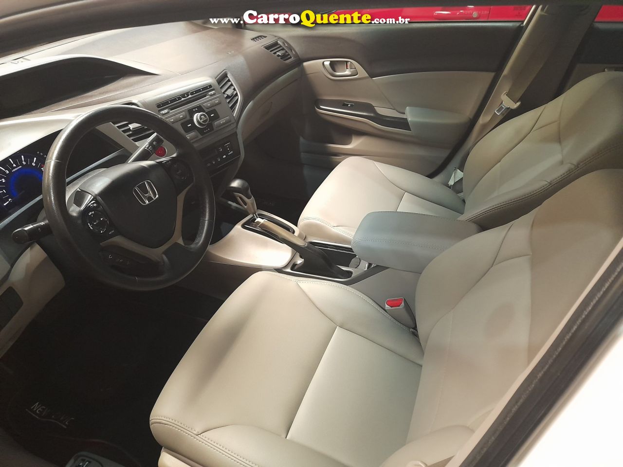 HONDA   CIVIC LXS   BRANCO 2014 2.0 FLEX - Loja
