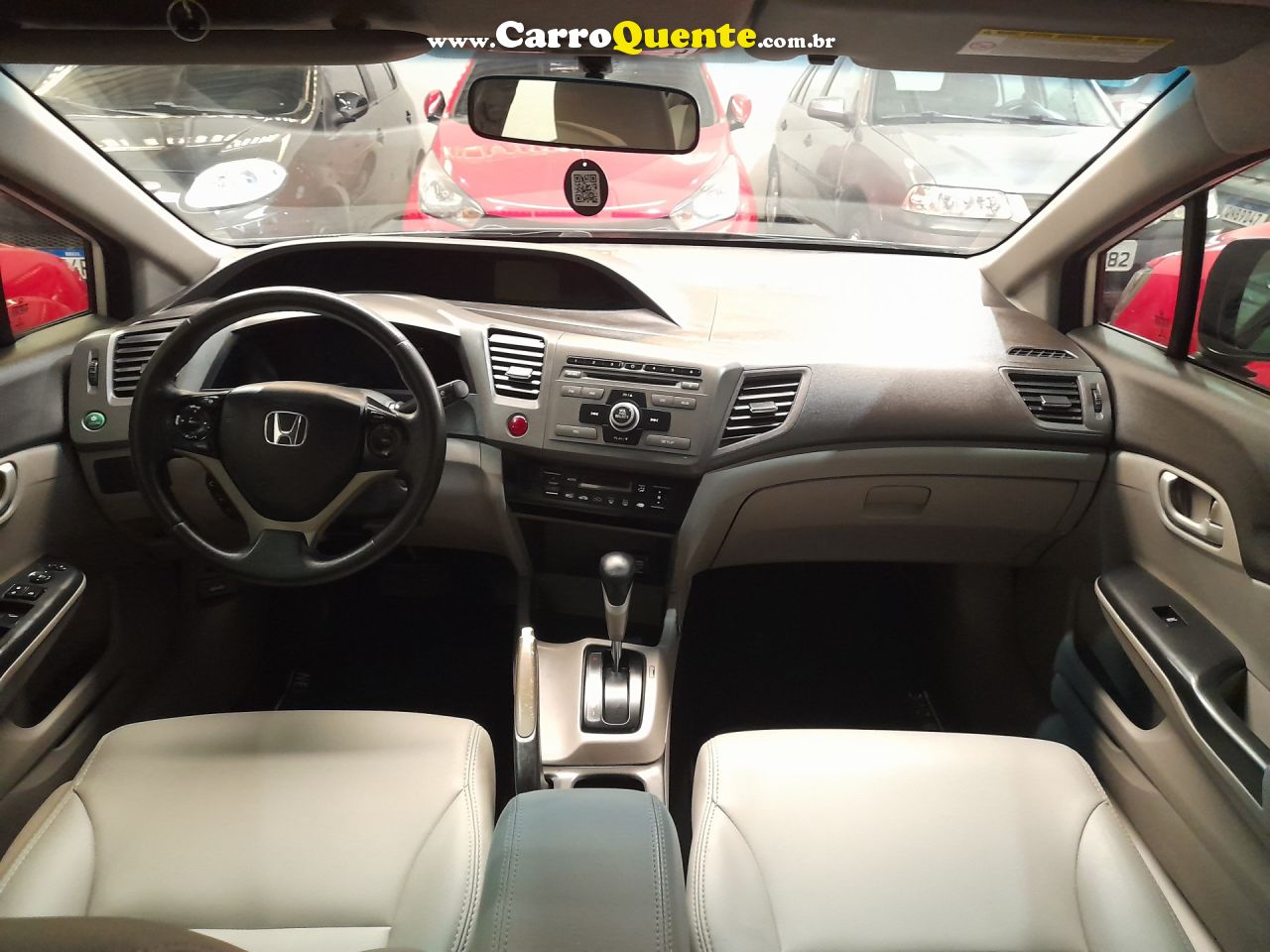 HONDA   CIVIC LXS   BRANCO 2014 2.0 FLEX - Loja