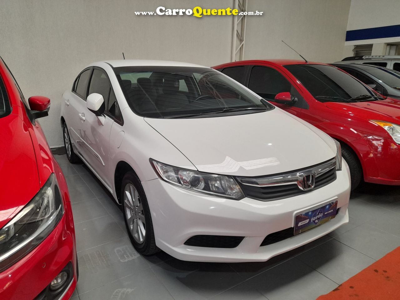 HONDA   CIVIC LXS   BRANCO 2014 2.0 FLEX - Loja