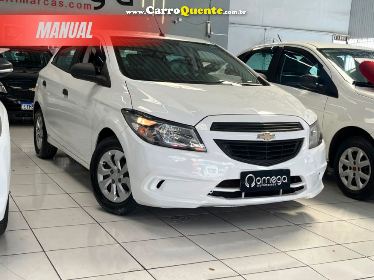 CHEVROLET   ONIX HATCH JOY 1.0 8V FLEX 5P MEC.   BRANCO 2019 1.0 FLEX - Loja