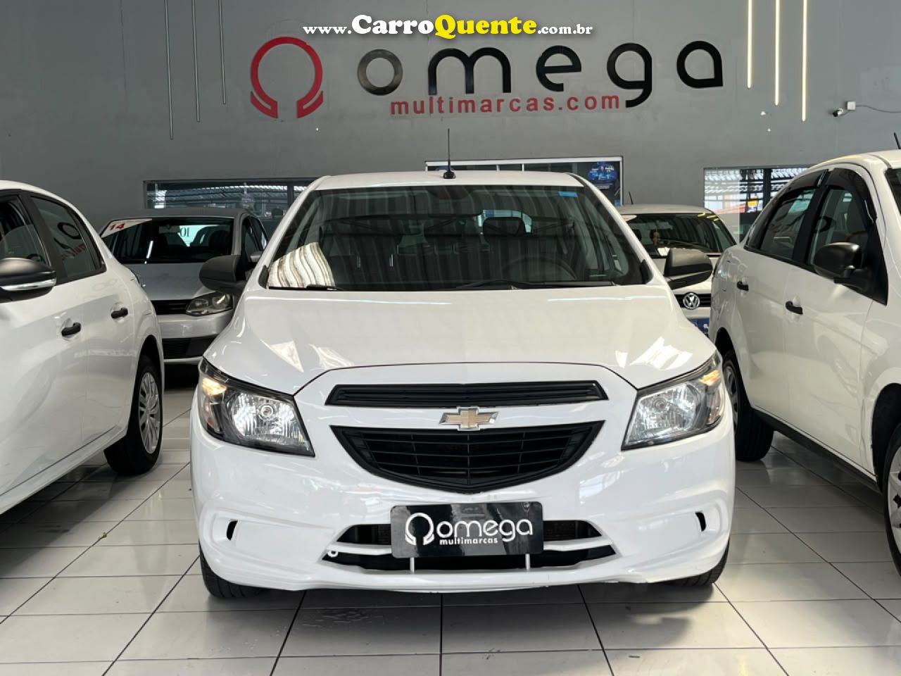 CHEVROLET   ONIX HATCH JOY 1.0 8V FLEX 5P MEC.   BRANCO 2019 1.0 FLEX - Loja