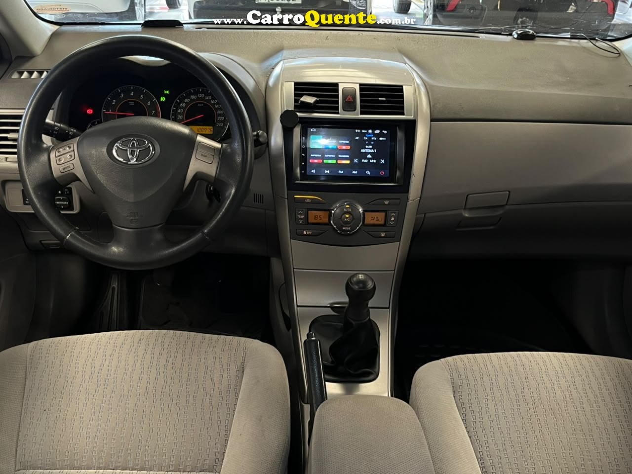 TOYOTA   COROLLA XLI 1.81.8 FLEX 16V MEC.   PRETO 2009 1.8 FLEX - Loja