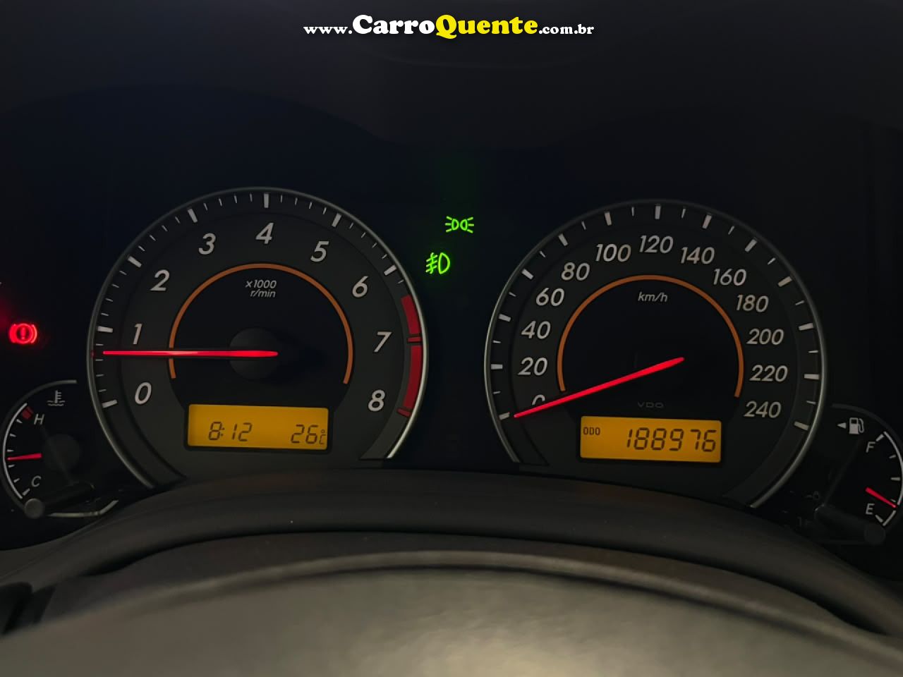 TOYOTA   COROLLA XLI 1.81.8 FLEX 16V MEC.   PRETO 2009 1.8 FLEX - Loja
