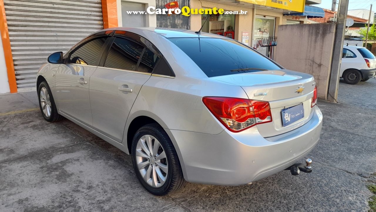 CHEVROLET   CRUZE LT   PRATA 2015 1.4 FLEX - Loja