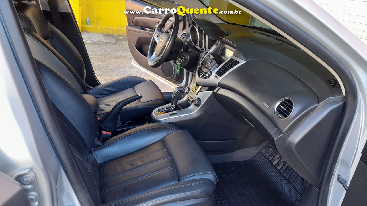 CHEVROLET   CRUZE LT   PRATA 2015 1.4 FLEX - Loja