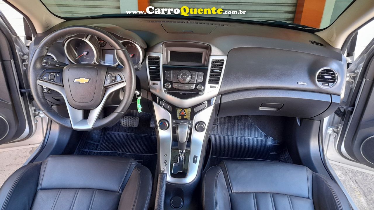CHEVROLET   CRUZE LT   PRATA 2015 1.4 FLEX - Loja