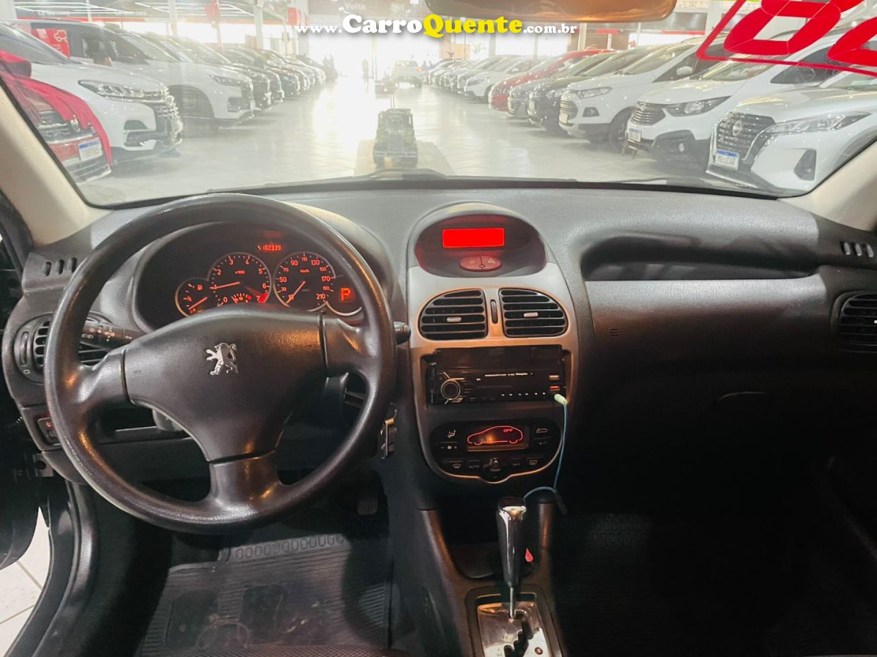 PEUGEOT   206 AUTOMATIC (FELINE)1.6 FLEX 16V 5P   PRETO 2008 1.6 FLEX - Loja