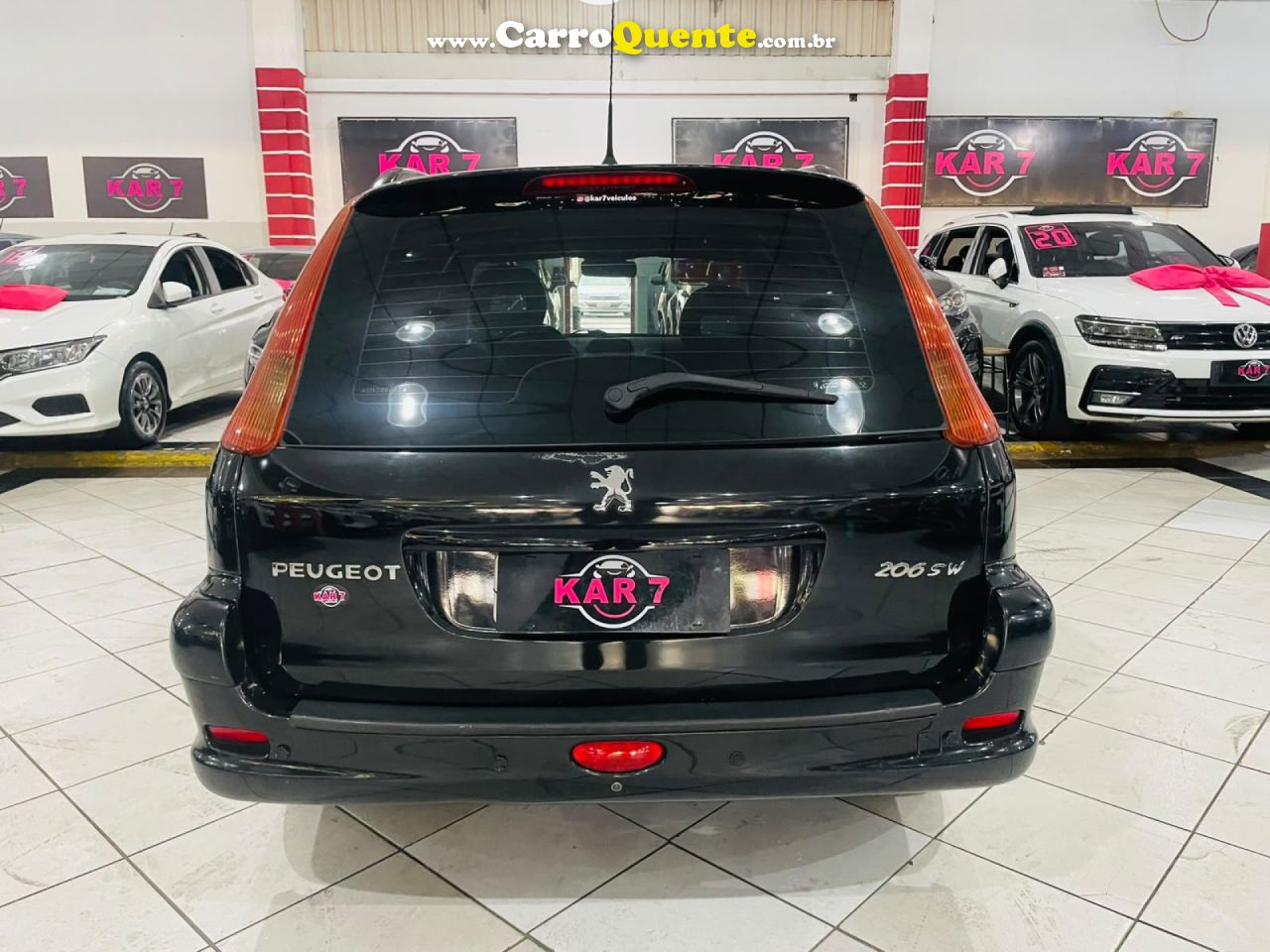 PEUGEOT   206 AUTOMATIC (FELINE)1.6 FLEX 16V 5P   PRETO 2008 1.6 FLEX - Loja