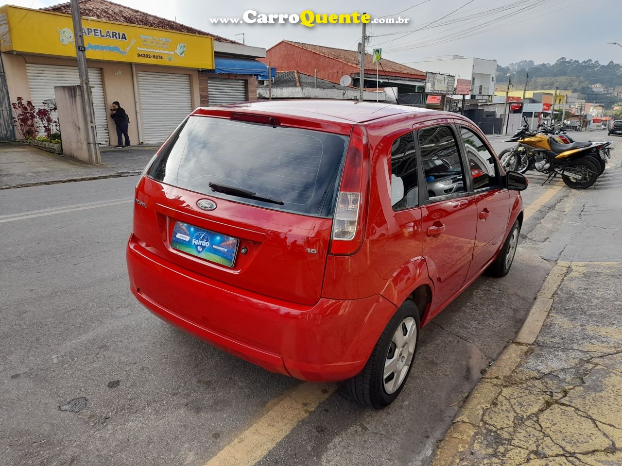 FORD   FIESTA 1.6   VERMELHO 2009 1.6 FLEX - Loja