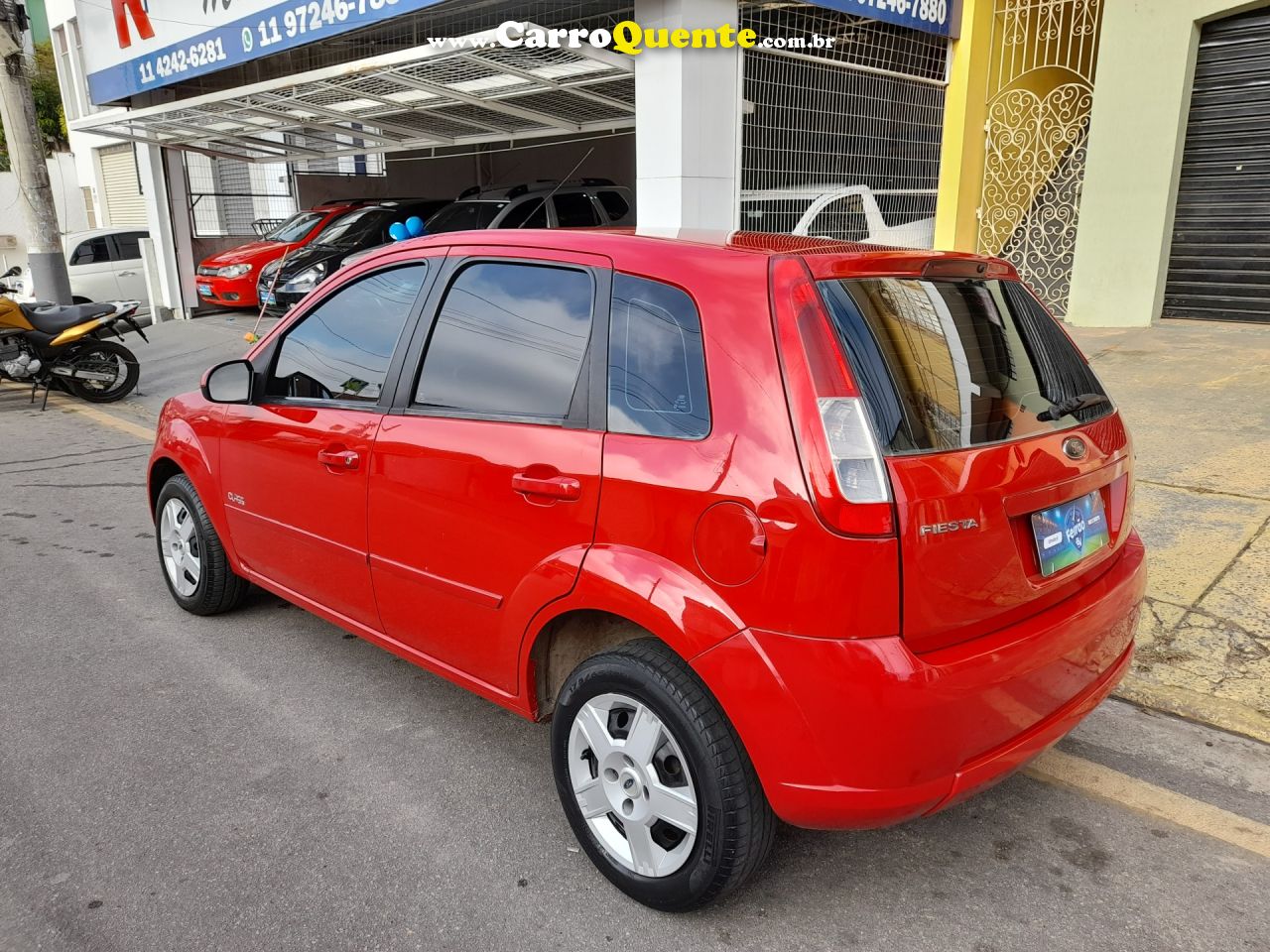FORD   FIESTA 1.6   VERMELHO 2009 1.6 FLEX - Loja