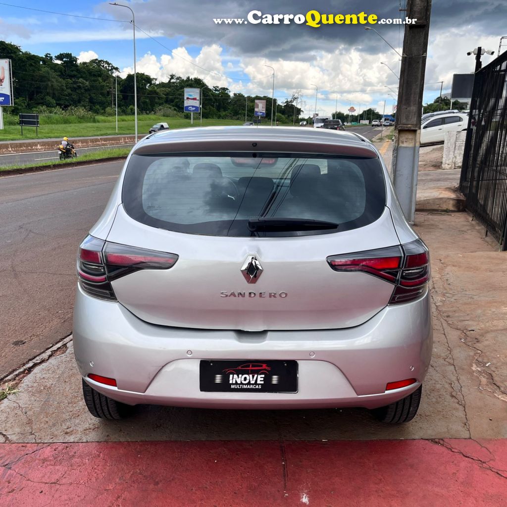RENAULT   SANDERO S EDITION FLEX 1.0 12V 5P MEC.   PRATA 2023 1.0 FLEX - Loja