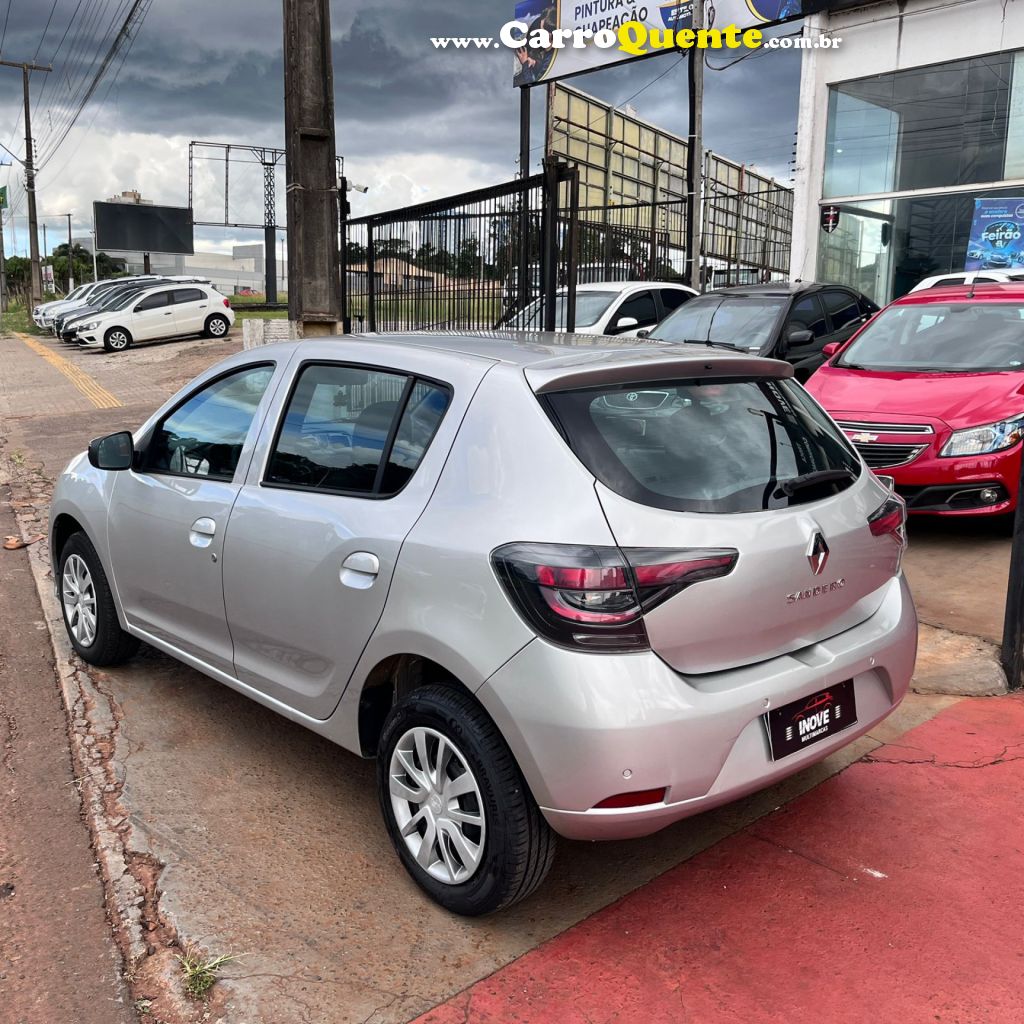 RENAULT   SANDERO S EDITION FLEX 1.0 12V 5P MEC.   PRATA 2023 1.0 FLEX - Loja