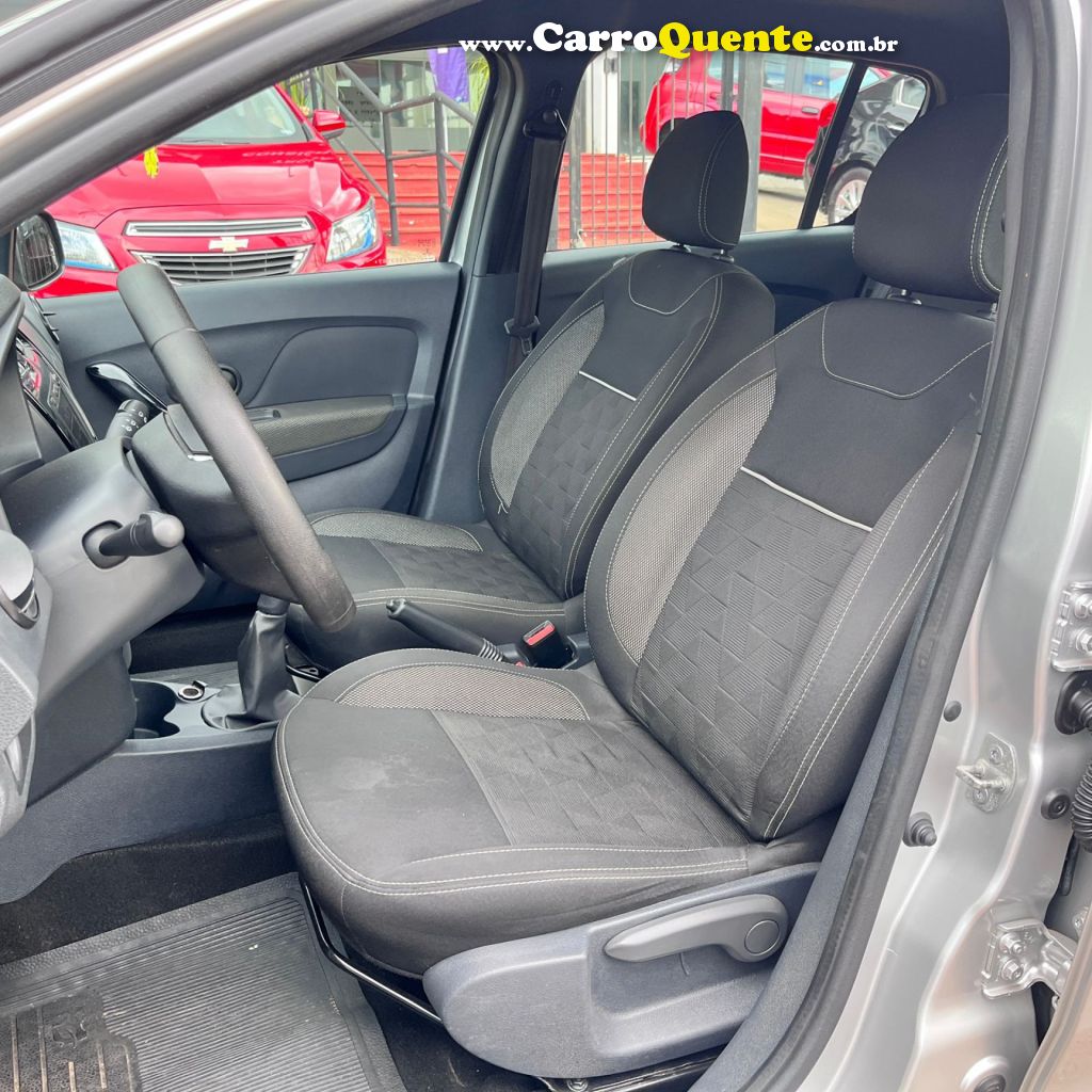 RENAULT   SANDERO S EDITION FLEX 1.0 12V 5P MEC.   PRATA 2023 1.0 FLEX - Loja