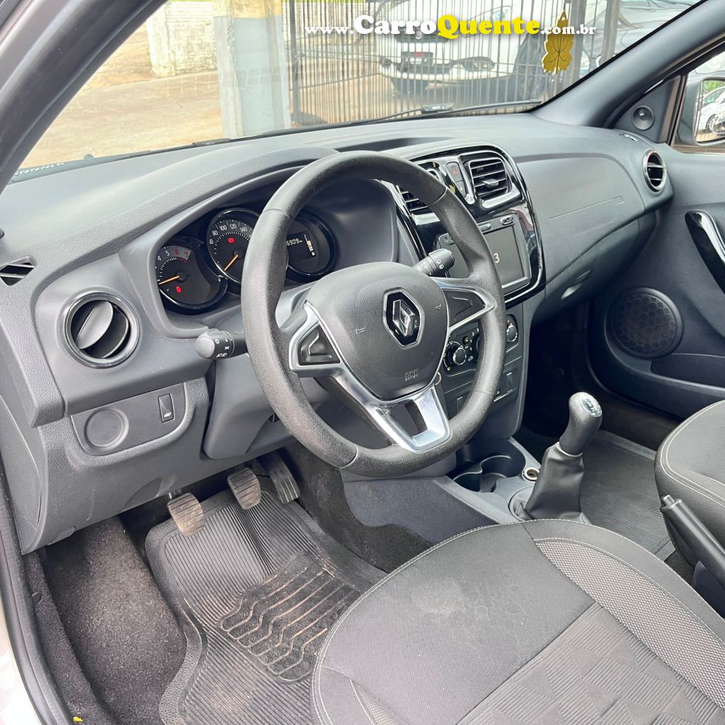 RENAULT   SANDERO S EDITION FLEX 1.0 12V 5P MEC.   PRATA 2023 1.0 FLEX - Loja