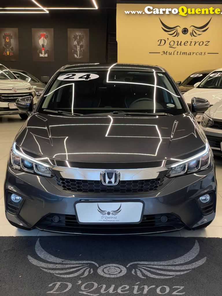 HONDA   CITY HATCHBACK EXL 1.5 FLEX 16V AUT.   CINZA 2024 1.5 FLEX - Loja