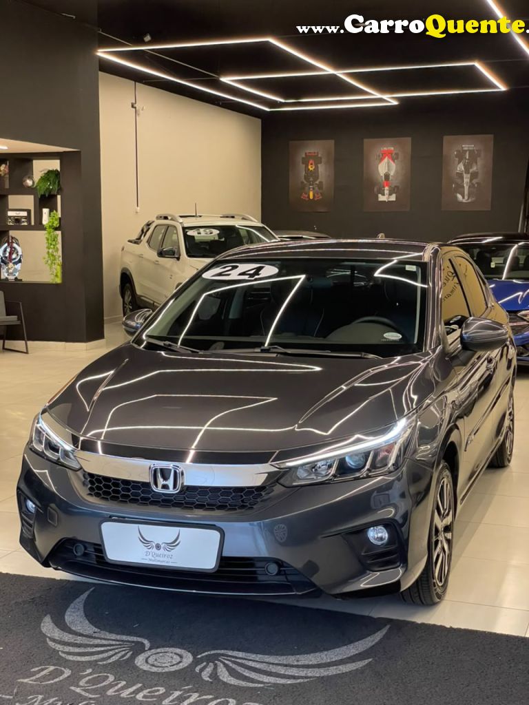 HONDA   CITY HATCHBACK EXL 1.5 FLEX 16V AUT.   CINZA 2024 1.5 FLEX - Loja