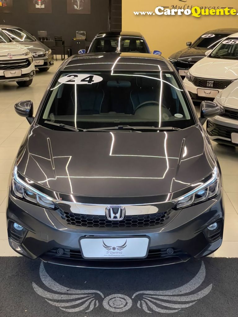 HONDA   CITY HATCHBACK EXL 1.5 FLEX 16V AUT.   CINZA 2024 1.5 FLEX - Loja