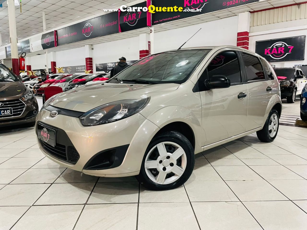 FORD   FIESTA 1.0 8V FLEXCLASS 1.0 8V FLEX 5P   PRATA 2013 1.0 FLEX - Loja