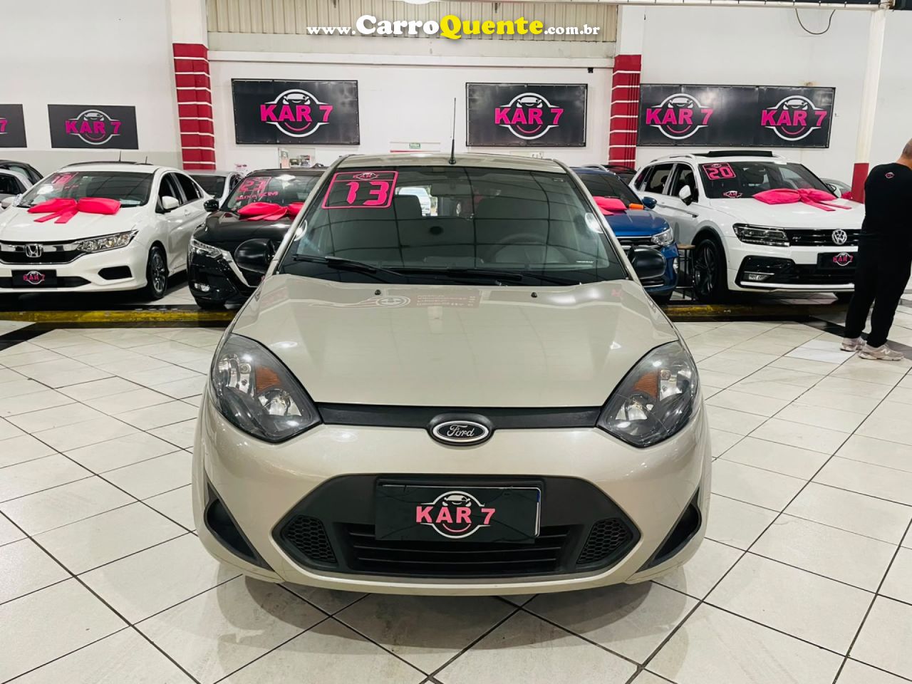 FORD   FIESTA 1.0 8V FLEXCLASS 1.0 8V FLEX 5P   PRATA 2013 1.0 FLEX - Loja