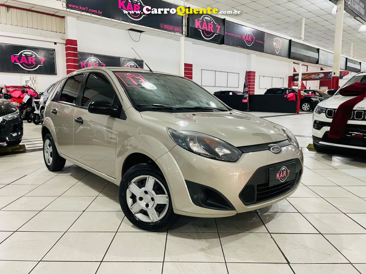 FORD   FIESTA 1.0 8V FLEXCLASS 1.0 8V FLEX 5P   PRATA 2013 1.0 FLEX - Loja
