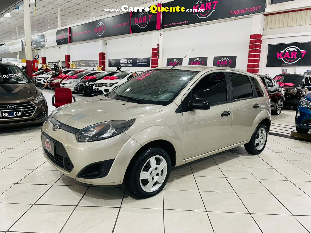FORD   FIESTA 1.0 8V FLEXCLASS 1.0 8V FLEX 5P   PRATA 2013 1.0 FLEX - Loja