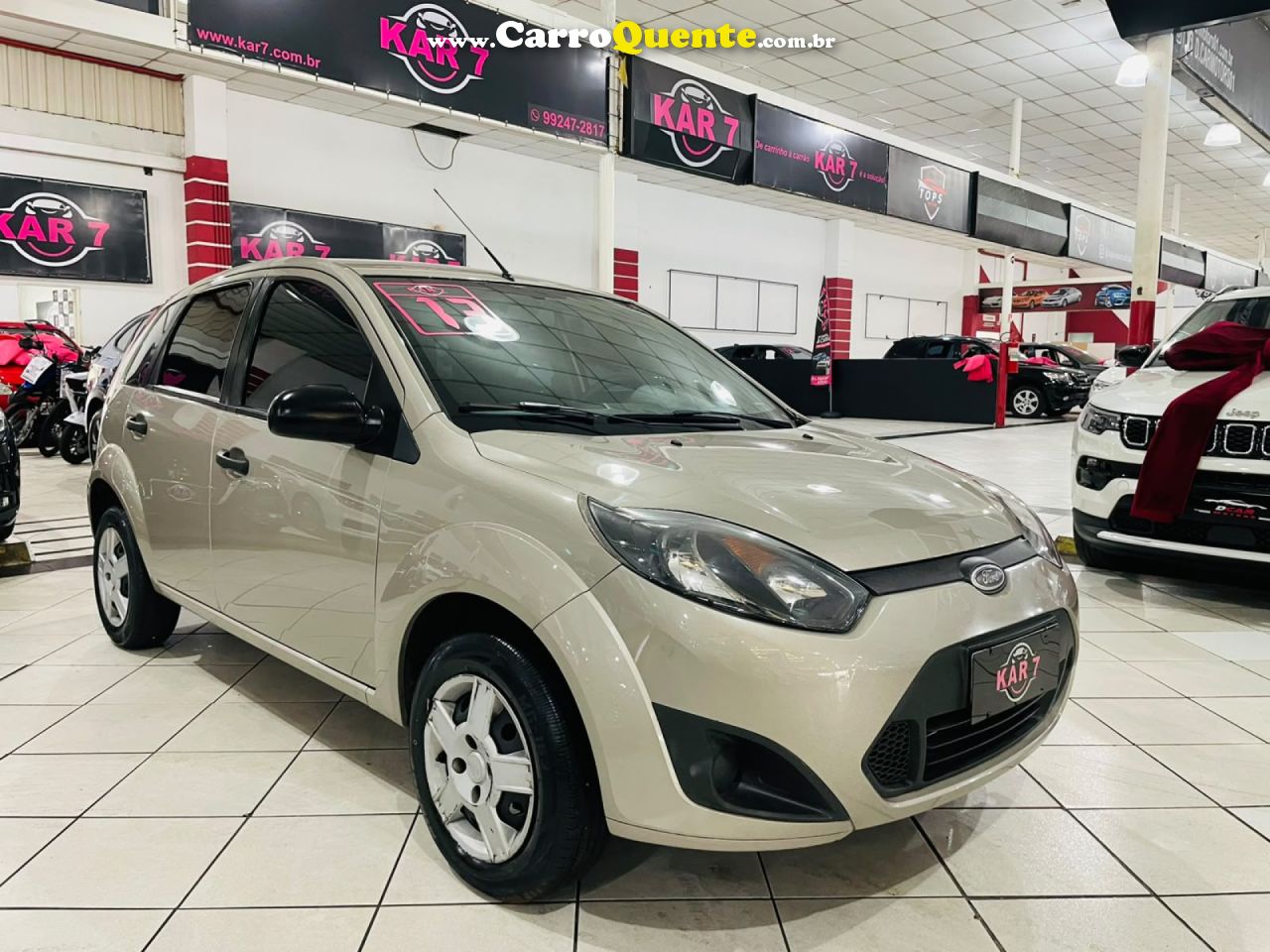 FORD   FIESTA 1.0 8V FLEXCLASS 1.0 8V FLEX 5P   PRATA 2013 1.0 FLEX - Loja