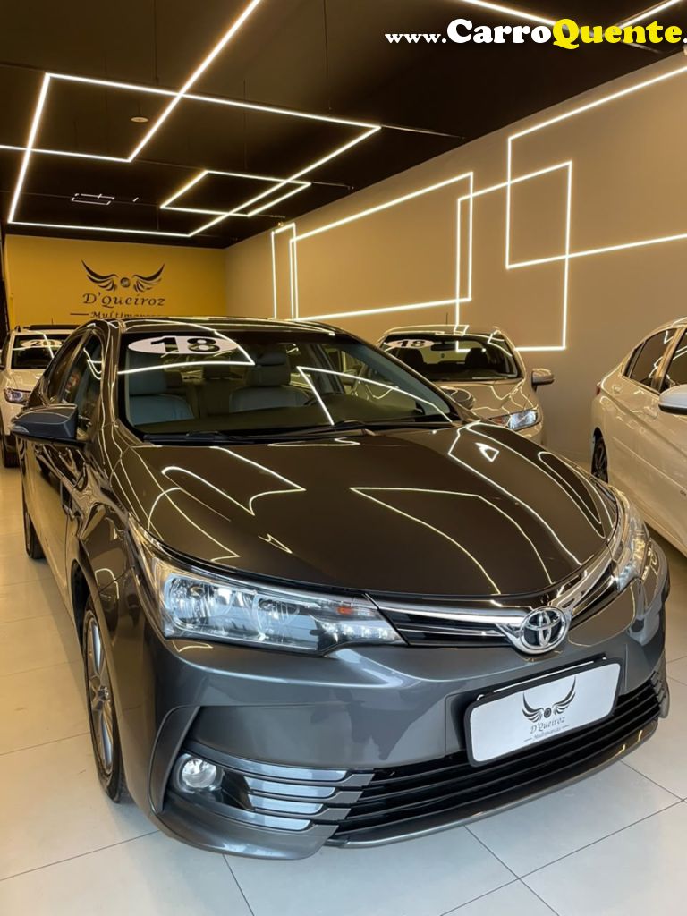 TOYOTA   COROLLA GLI UPPER 1.8 FLEX 16V AUT.   CINZA 2018 1.8 FLEX - Loja