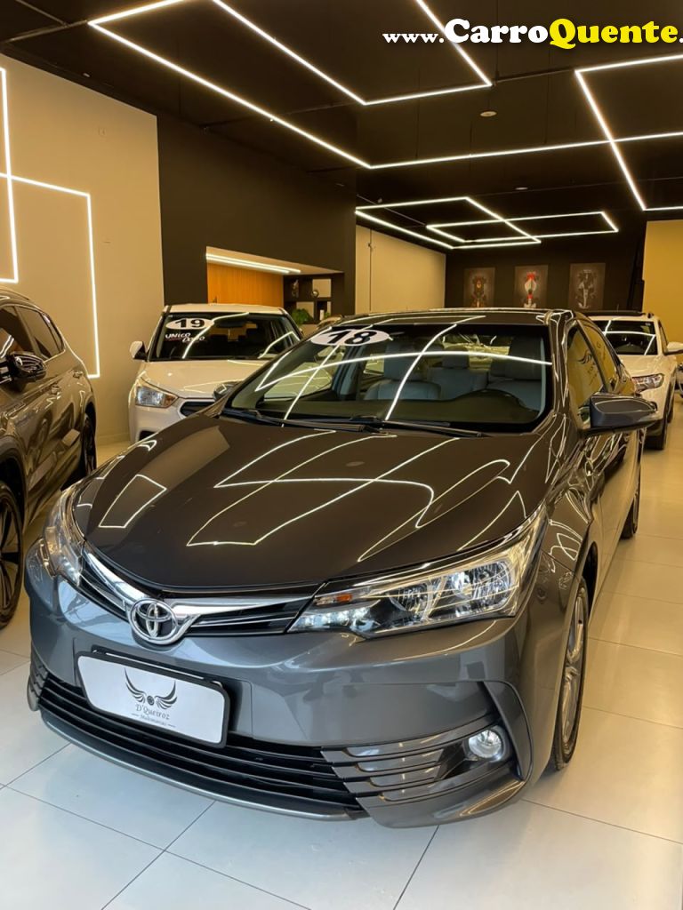 TOYOTA   COROLLA GLI UPPER 1.8 FLEX 16V AUT.   CINZA 2018 1.8 FLEX - Loja