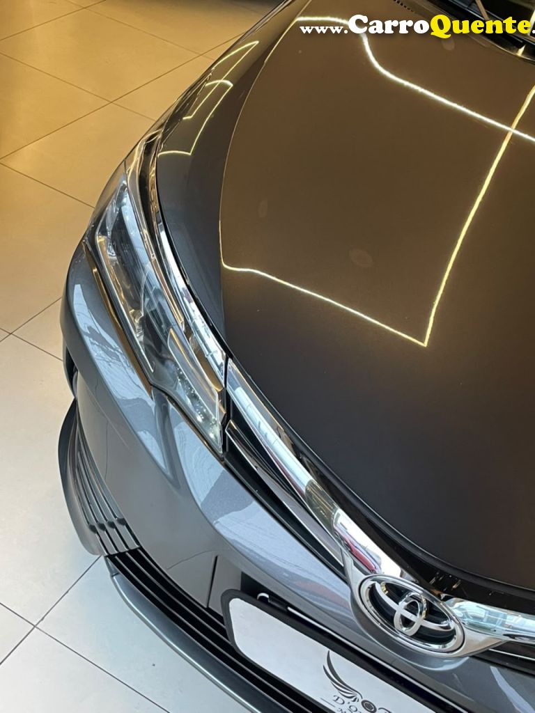 TOYOTA   COROLLA GLI UPPER 1.8 FLEX 16V AUT.   CINZA 2018 1.8 FLEX - Loja
