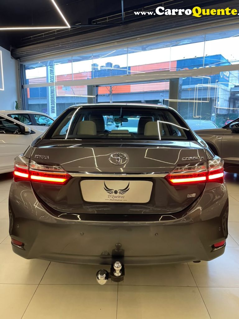 TOYOTA   COROLLA GLI UPPER 1.8 FLEX 16V AUT.   CINZA 2018 1.8 FLEX - Loja