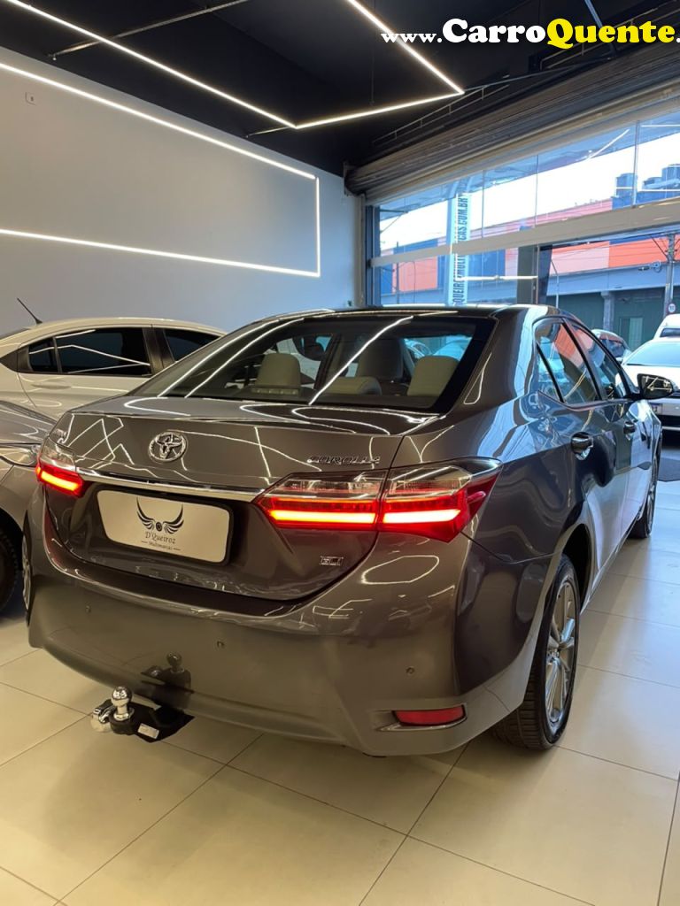 TOYOTA   COROLLA GLI UPPER 1.8 FLEX 16V AUT.   CINZA 2018 1.8 FLEX - Loja