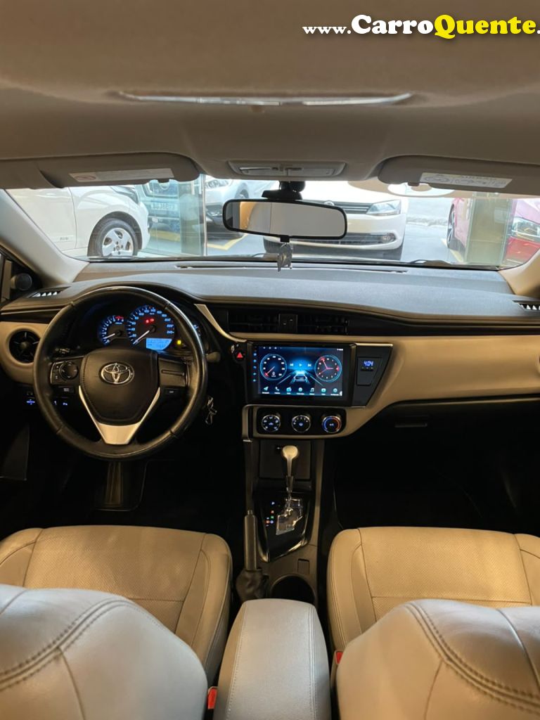 TOYOTA   COROLLA GLI UPPER 1.8 FLEX 16V AUT.   CINZA 2018 1.8 FLEX - Loja