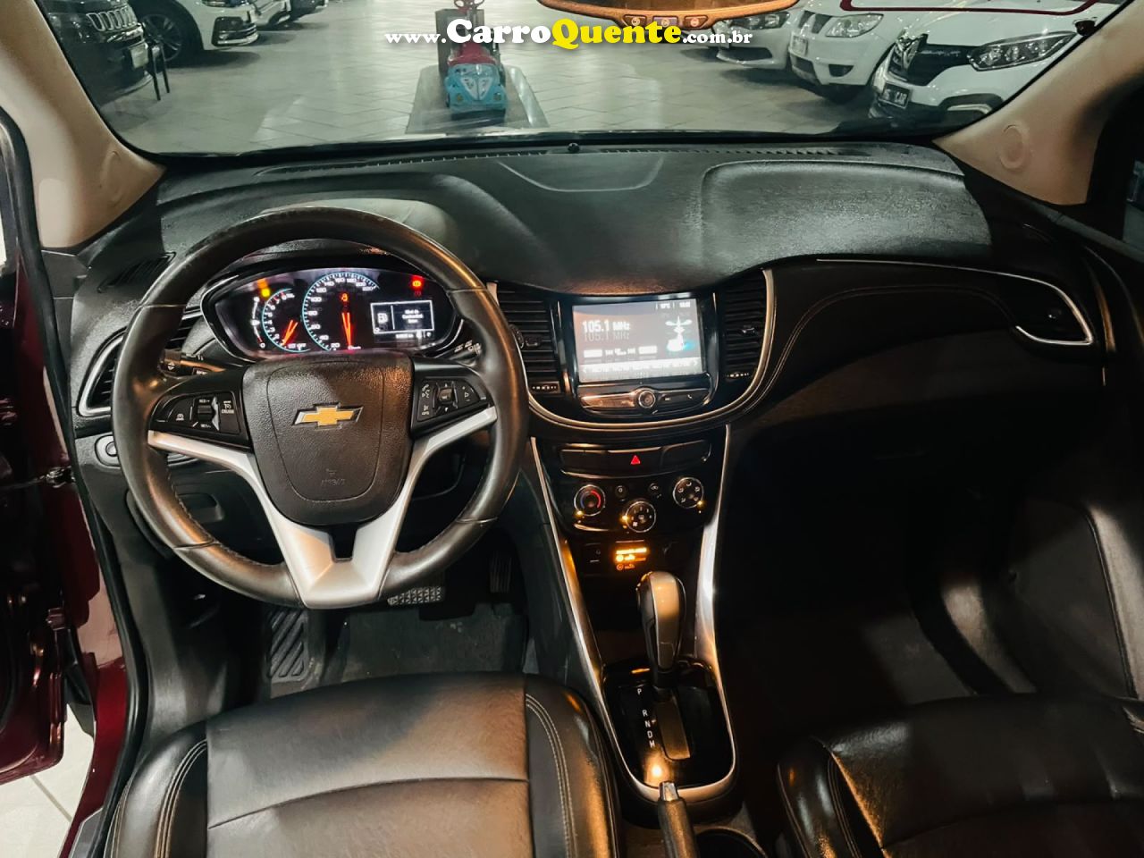 CHEVROLET   TRACKER LTZ 1.4 TURBO 16V FLEX 4X2 AUT.   VERMELHO 2017 1.4 FLEX - Loja
