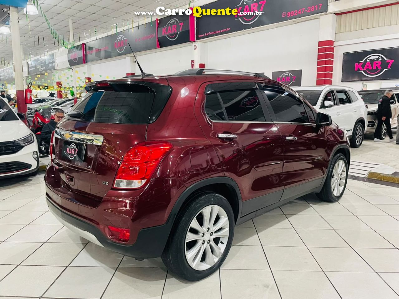CHEVROLET   TRACKER LTZ 1.4 TURBO 16V FLEX 4X2 AUT.   VERMELHO 2017 1.4 FLEX - Loja