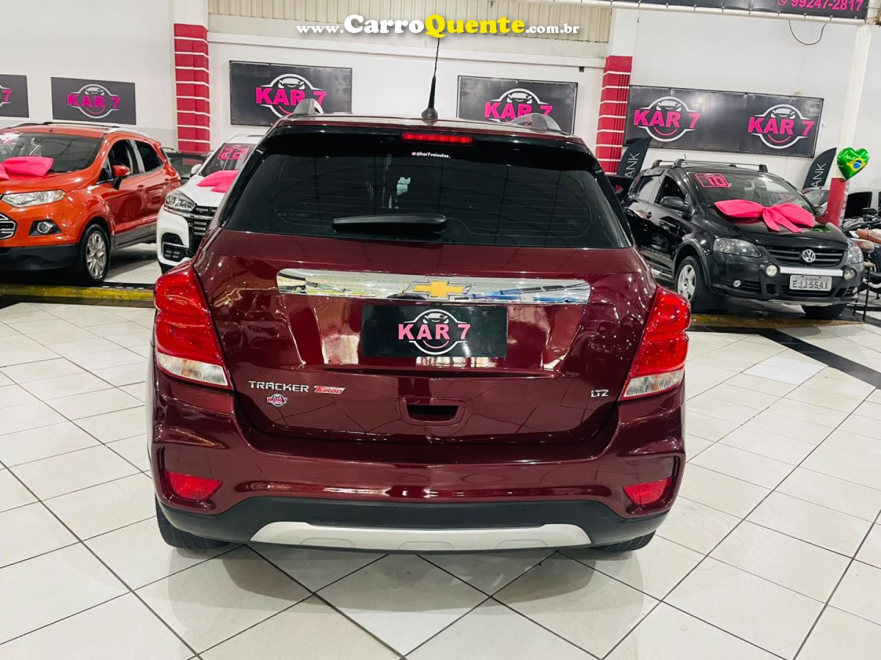 CHEVROLET   TRACKER LTZ 1.4 TURBO 16V FLEX 4X2 AUT.   VERMELHO 2017 1.4 FLEX - Loja