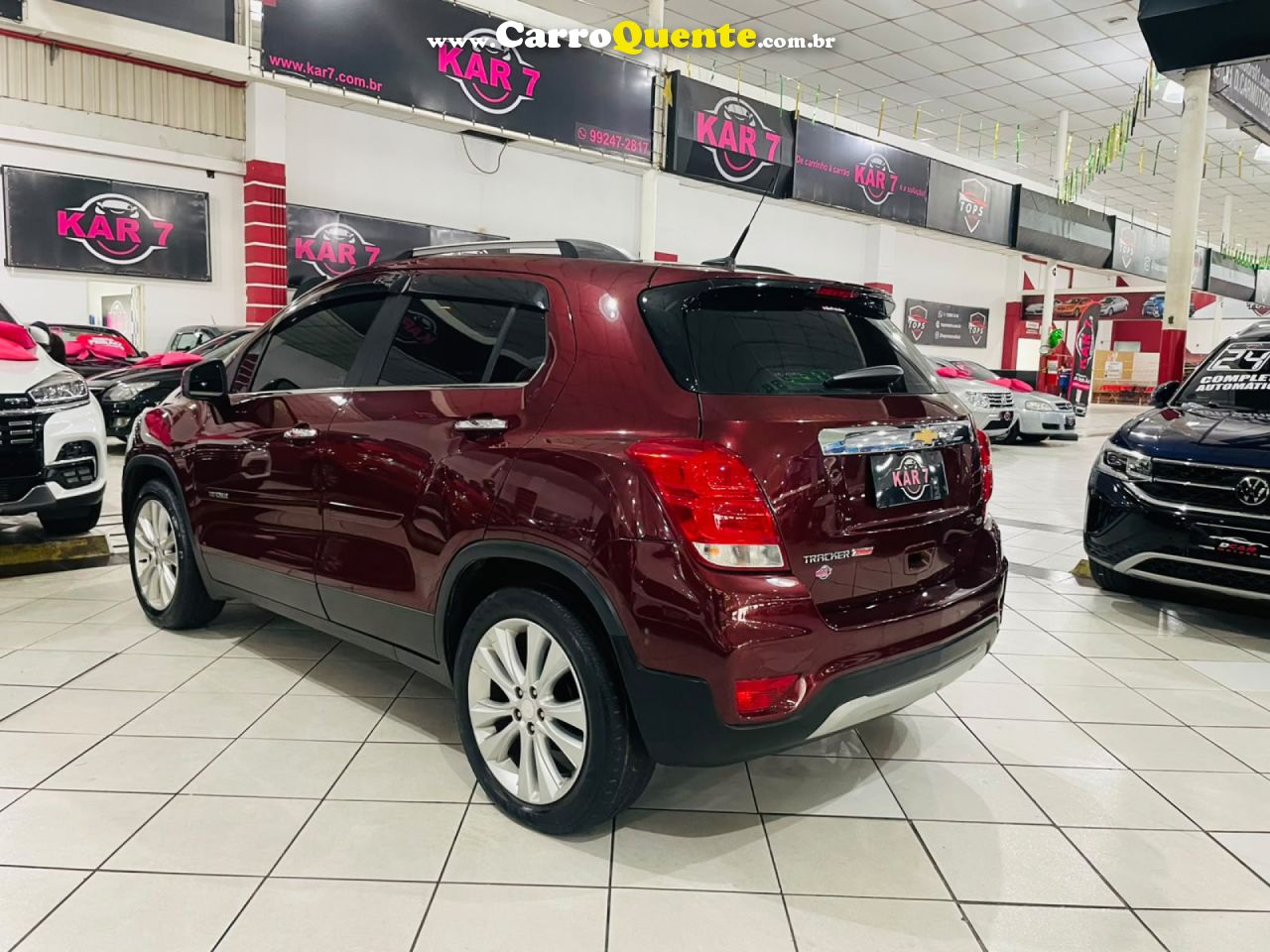 CHEVROLET   TRACKER LTZ 1.4 TURBO 16V FLEX 4X2 AUT.   VERMELHO 2017 1.4 FLEX - Loja