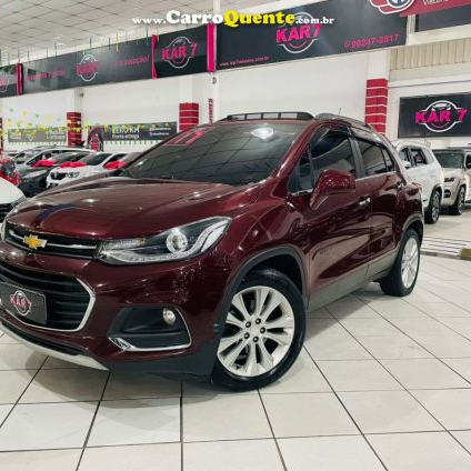 CHEVROLET   TRACKER LTZ 1.4 TURBO 16V FLEX 4X2 AUT.   VERMELHO 2017 1.4 FLEX