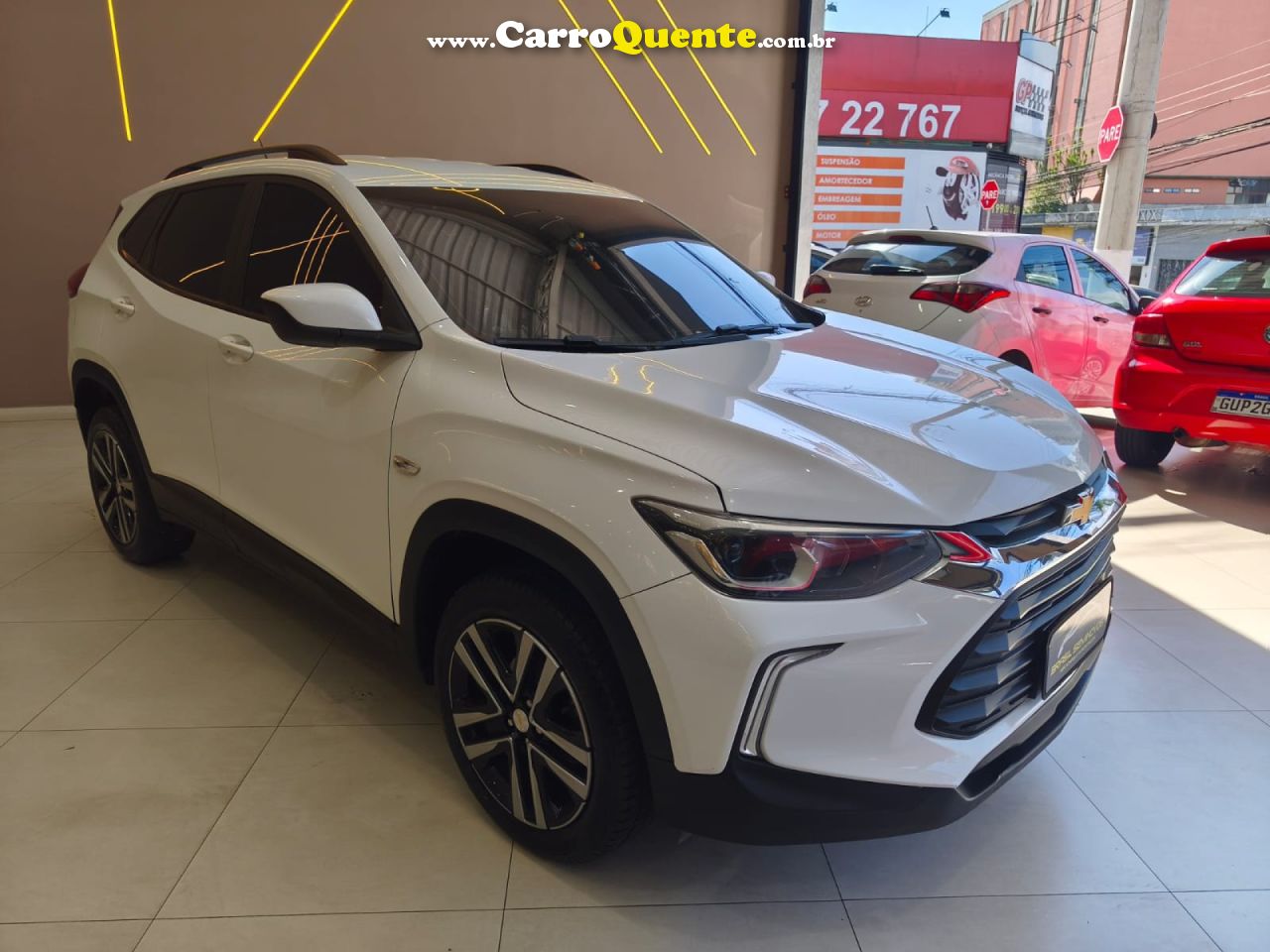 CHEVROLET   TRACKER LT 1.0 TURBO 12V FLEX AUT.   BRANCO 2024 1.0 FLEX - Loja