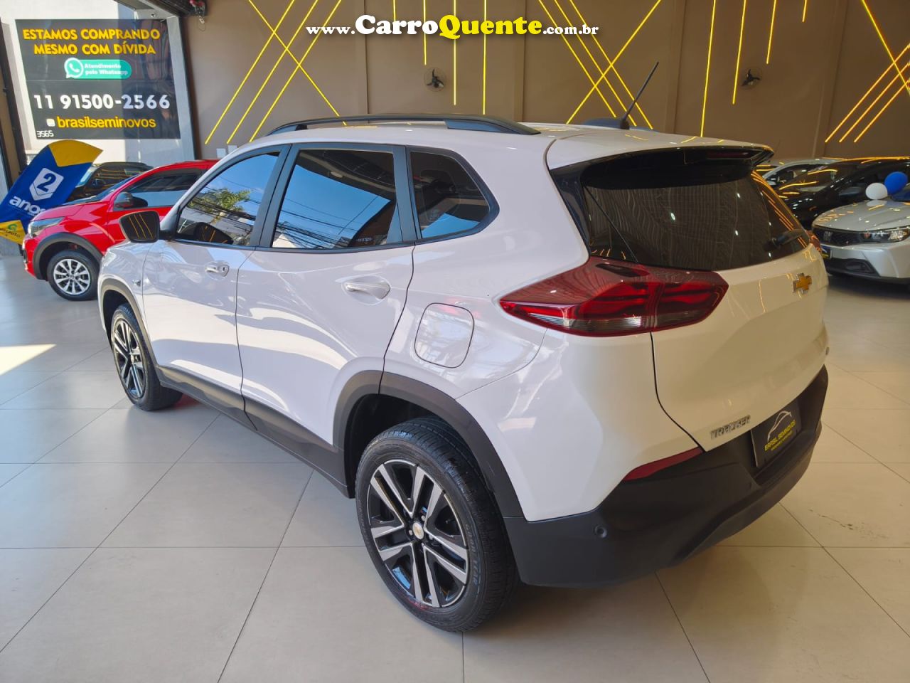 CHEVROLET   TRACKER LT 1.0 TURBO 12V FLEX AUT.   BRANCO 2024 1.0 FLEX - Loja