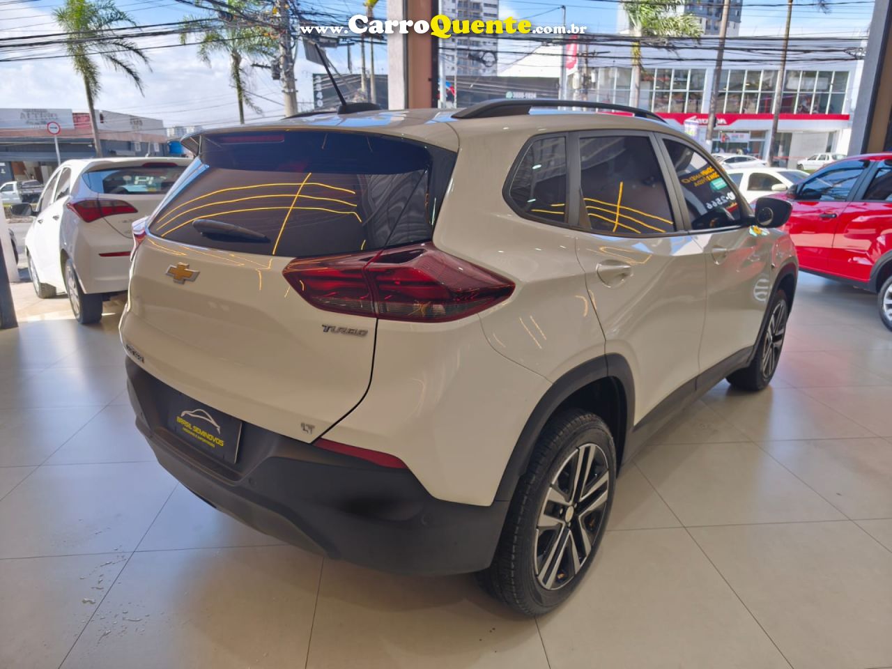 CHEVROLET   TRACKER LT 1.0 TURBO 12V FLEX AUT.   BRANCO 2024 1.0 FLEX - Loja