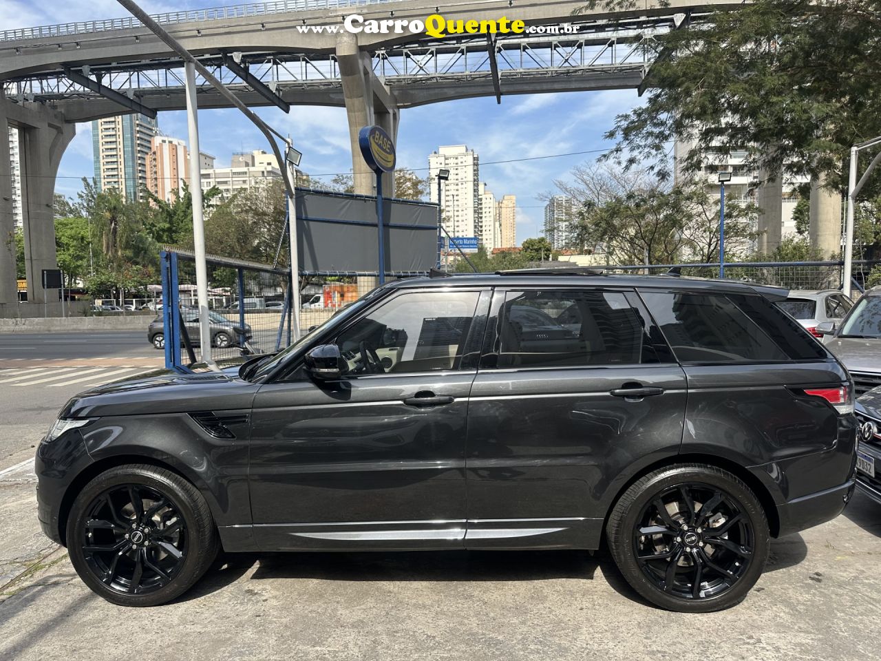 LAND ROVER   RANGE R. SPORT HSE SUPERCHARGED 3.0 V6   CINZA 2014 3.0 V6 GASOLINA - Loja
