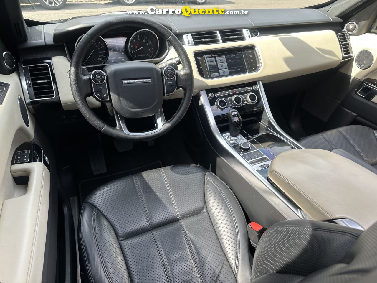 LAND ROVER   RANGE R. SPORT HSE SUPERCHARGED 3.0 V6   CINZA 2014 3.0 V6 GASOLINA - Loja