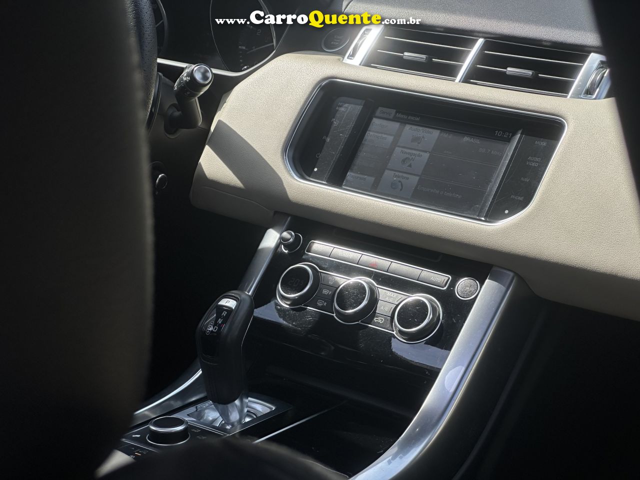 LAND ROVER   RANGE R. SPORT HSE SUPERCHARGED 3.0 V6   CINZA 2014 3.0 V6 GASOLINA - Loja